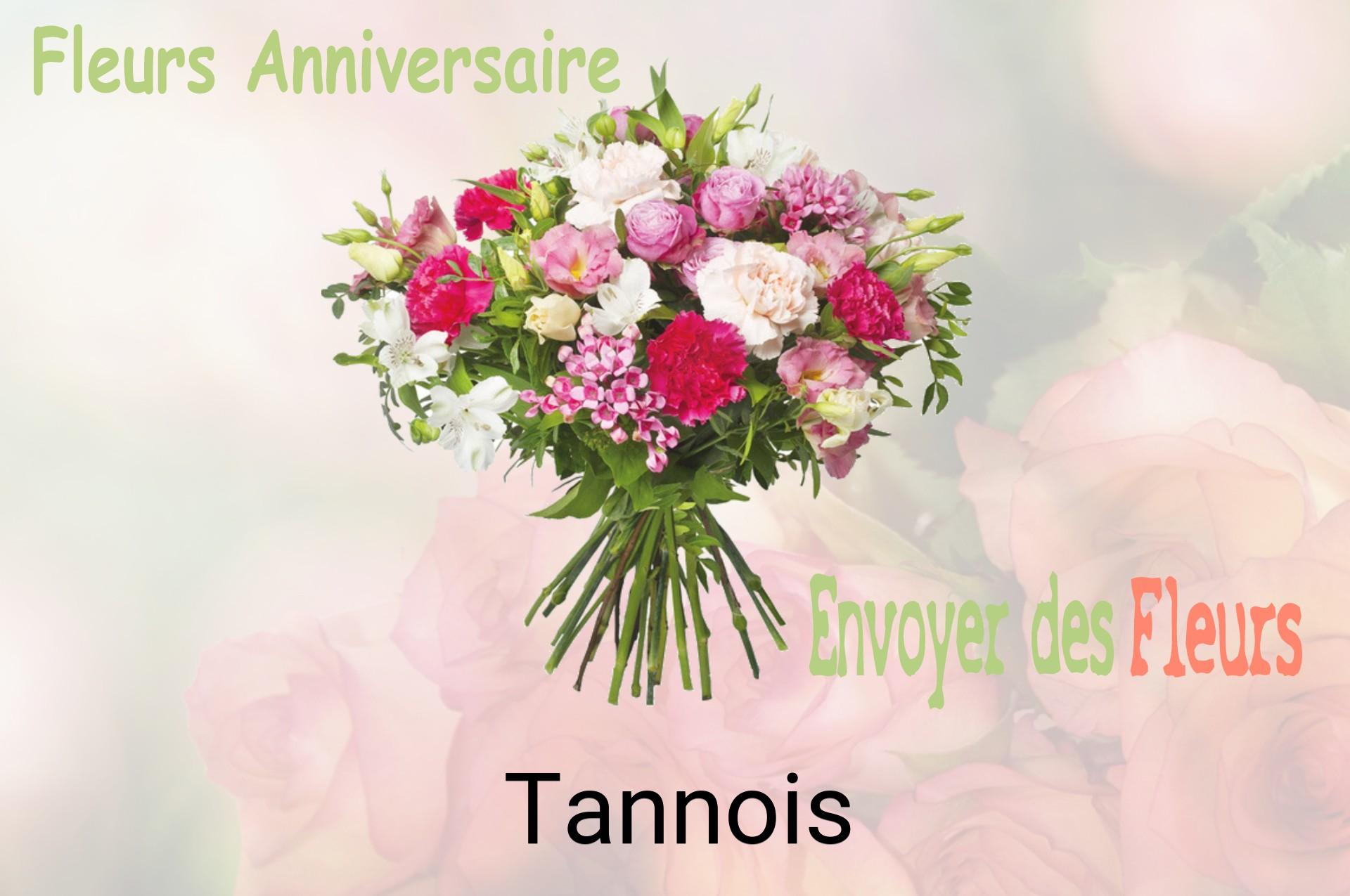 Bouquet de fleurs d’anniversaire livré à Tannois