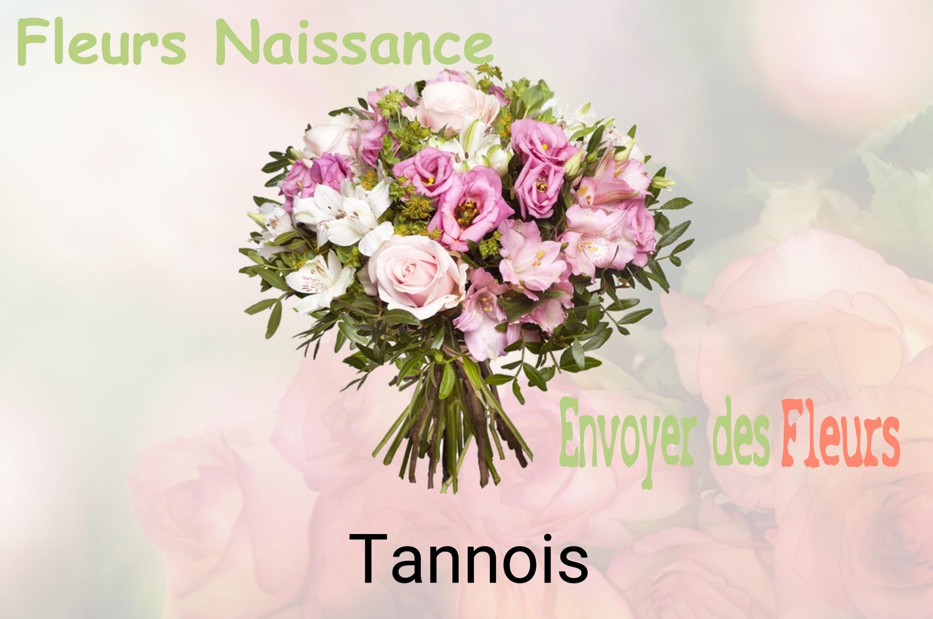 Bouquet de fleurs de naissance livré à Tannois